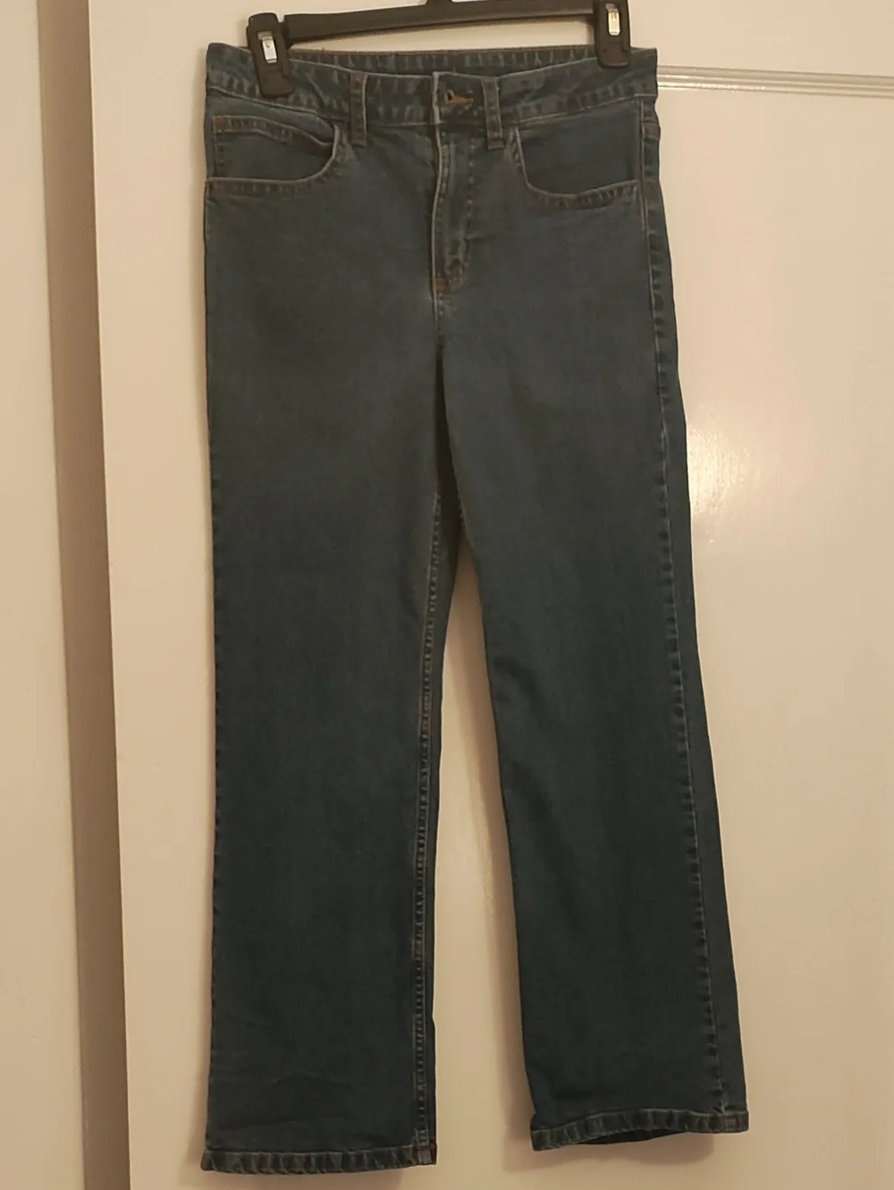 Carhartt Girls Size 12 Bootcut Jeans Blue Denim Adjustable Waist Western